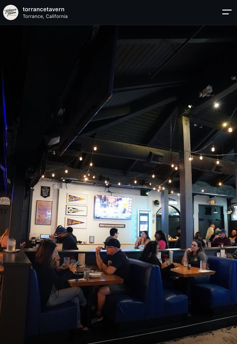 Guests enjoying the neighborhood sports bar at Torrance Tavern